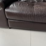 Natuzzi brown 3 seater sofa