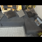 IKEA grey corner sofa