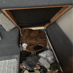IKEA grey corner sofa