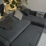 IKEA grey corner sofa