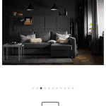 IKEA grey corner sofa
