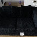 Black wayfair 2 seat sofa