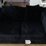 Black wayfair 2 seat sofa