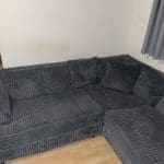 HomeDone Grey Corner Sofa