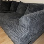 HomeDone Grey Corner Sofa