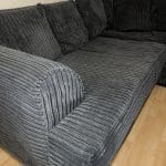 HomeDone Grey Corner Sofa