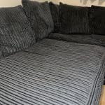 HomeDone Grey Corner Sofa