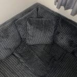 HomeDone Grey Corner Sofa