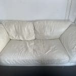 DFS Cream Leather Suite