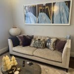 Alexander 3-Seater Cream Sofa