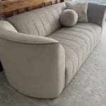2 Seater Fritzovia Sofa in Stone. BN