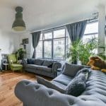 Chesterfield Grey 4 Seater Sofa- Made.com