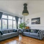 Chesterfield Grey 4 Seater Sofa- Made.com
