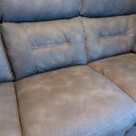 DFS Foster 3 Seater Power Recliner with Table - Charcoal