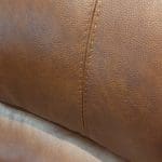 SiSi Italia Lucca 3-Seater Sofas & Footstools Set in Brown Leather – Immaculate Condition – Handmade in Italy – Original Value £6,200