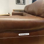 SiSi Italia Lucca 3-Seater Sofas & Footstools Set in Brown Leather – Immaculate Condition – Handmade in Italy – Original Value £6,200