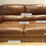 SiSi Italia Lucca 3-Seater Sofas & Footstools Set in Brown Leather – Immaculate Condition – Handmade in Italy – Original Value £6,200