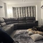 Large corner sofa recliners