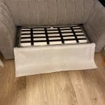 3 Seater Sofology, Grey sofabed