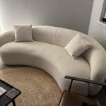 Indor Curved Sofa - 3 seater