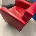 Red Leather Armchair