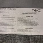 NEXT 3 seater sofa - Mint condition - 7 year warranty