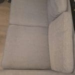 2-seater Grey colour sofa for sale