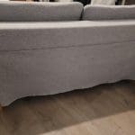 2-seater Grey colour sofa for sale