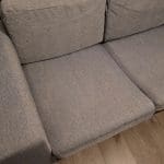 2-seater Grey colour sofa for sale