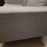 2-seater Grey colour sofa for sale