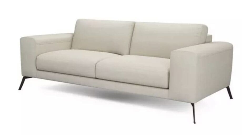 Cream 3 seater sofa