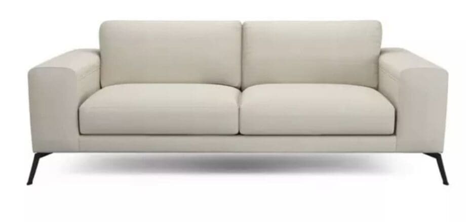Cream 3 seater sofa