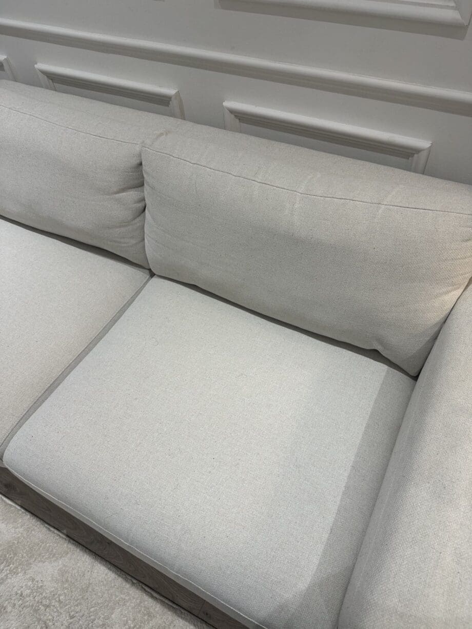 Cream 3 seater sofa