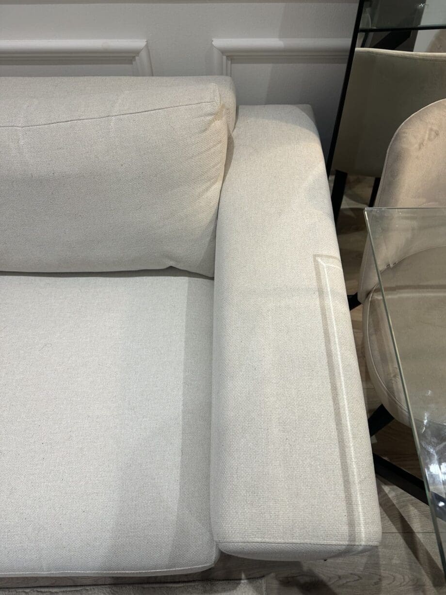 Cream 3 seater sofa