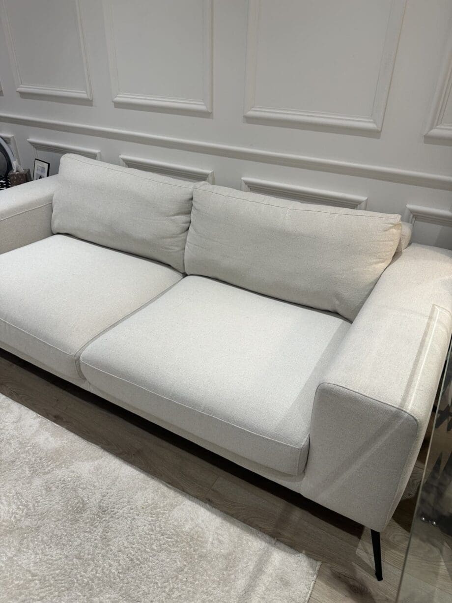 Cream 3 seater sofa