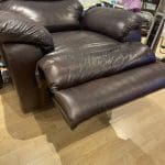 SUPERIOR CHAIR POWER ELECTRIC RECLINING CASTLE CHOCOLATE