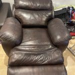 SUPERIOR CHAIR POWER ELECTRIC RECLINING CASTLE CHOCOLATE