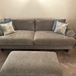 DFS Sidney 4 seater, 3 seater & large footstool