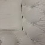 Designer Sofa Bed - Sofas4u Chesterfield Handmade 3 Seat Genuine Leather Sofa - Snow white colour