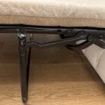Designer Sofa Bed - Sofas4u Chesterfield Handmade 3 Seat Genuine Leather Sofa - Snow white colour