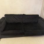 Next Clever Velvet large 3 seater sofa