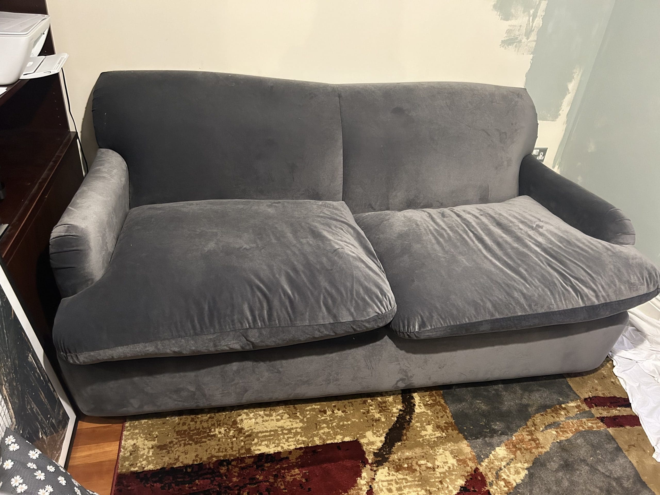 Loaf sofa bed in navy Sofalistic The Sofa Marketplace buy and sell preloved sofas nationwide