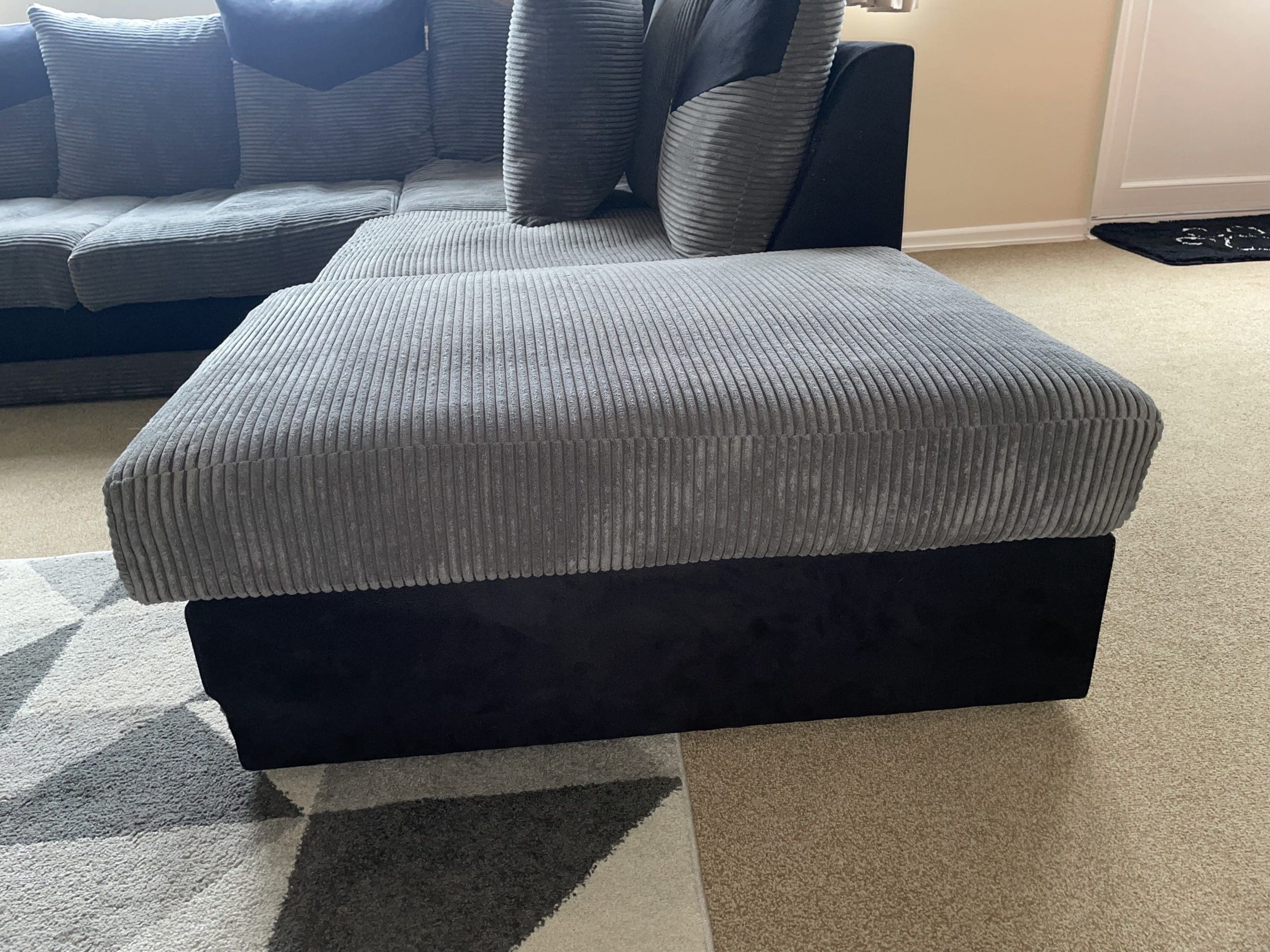 Wayfair Duvier 3 Piece Grey Corner Sectional Sofa