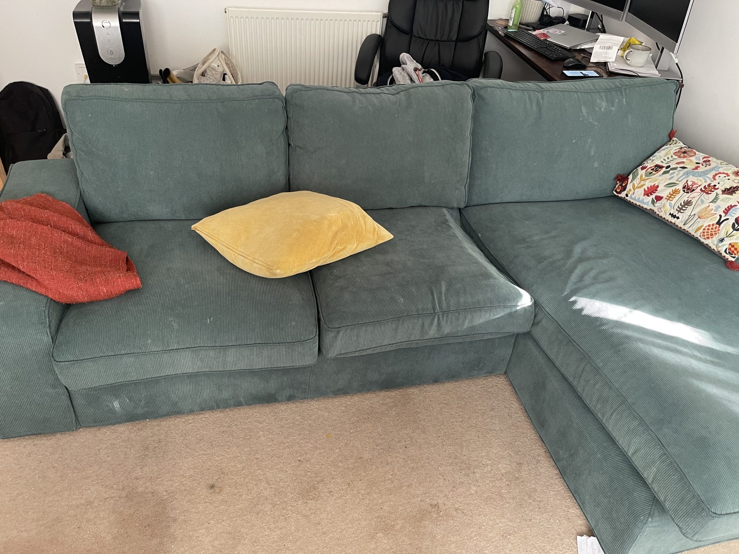 KIVIK 3 seat with chaise Sofalistic The Sofa Marketplace buy and sell preloved sofas nationwide