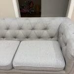 Dfs chesterfield grey and crushed velvet