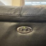 DFS Falcon Black Leather Power Recliner 2 & 3 Seater Set
