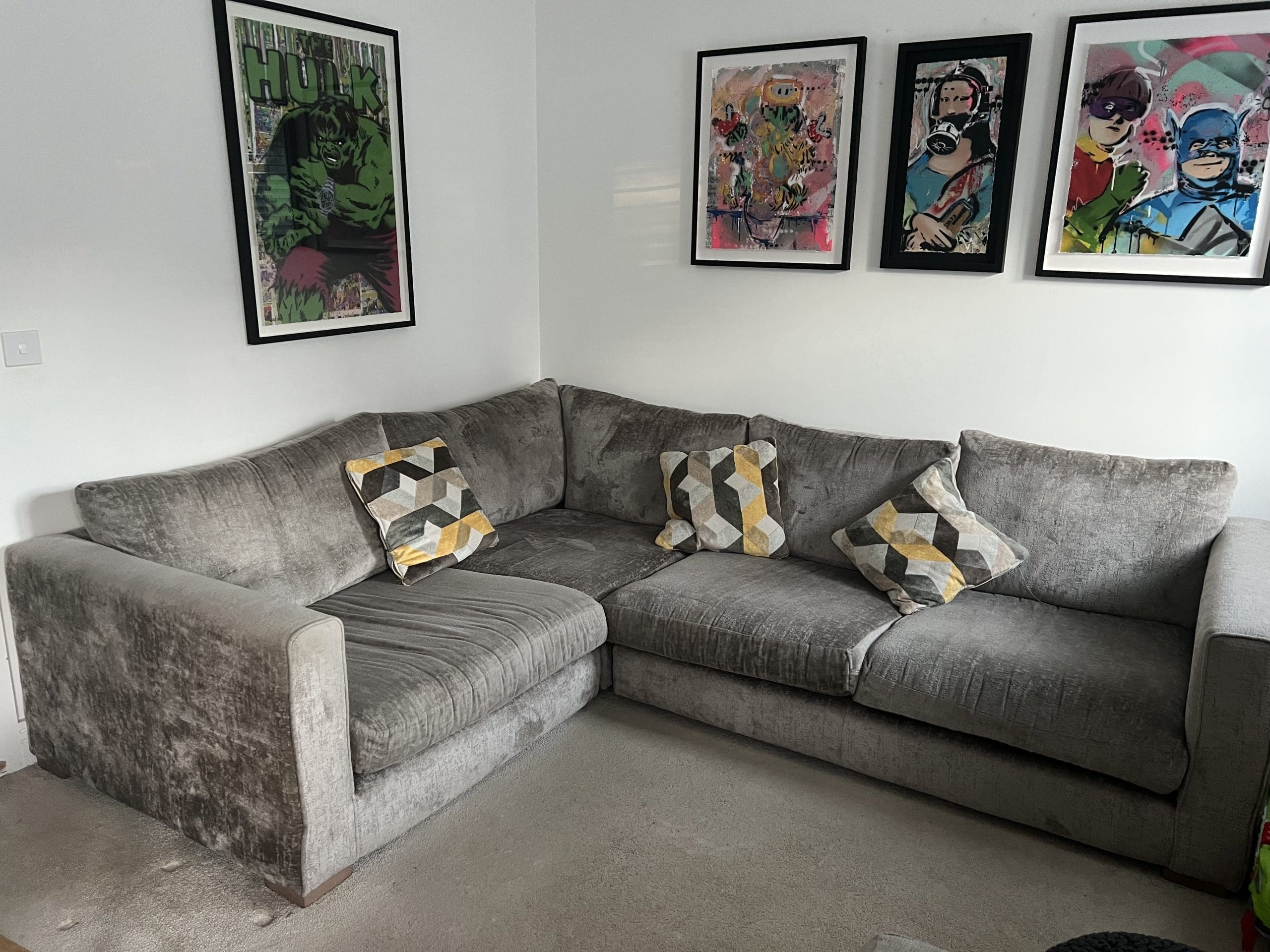 Sofology Majestica corner sofa and storage footstool Sofalistic The Sofa Marketplace buy and sell preloved sofas nationwide