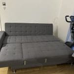 Wayfair - Grey Sleeper Corner Sofa