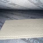 Rochebobois cream leather 2 seater sofa