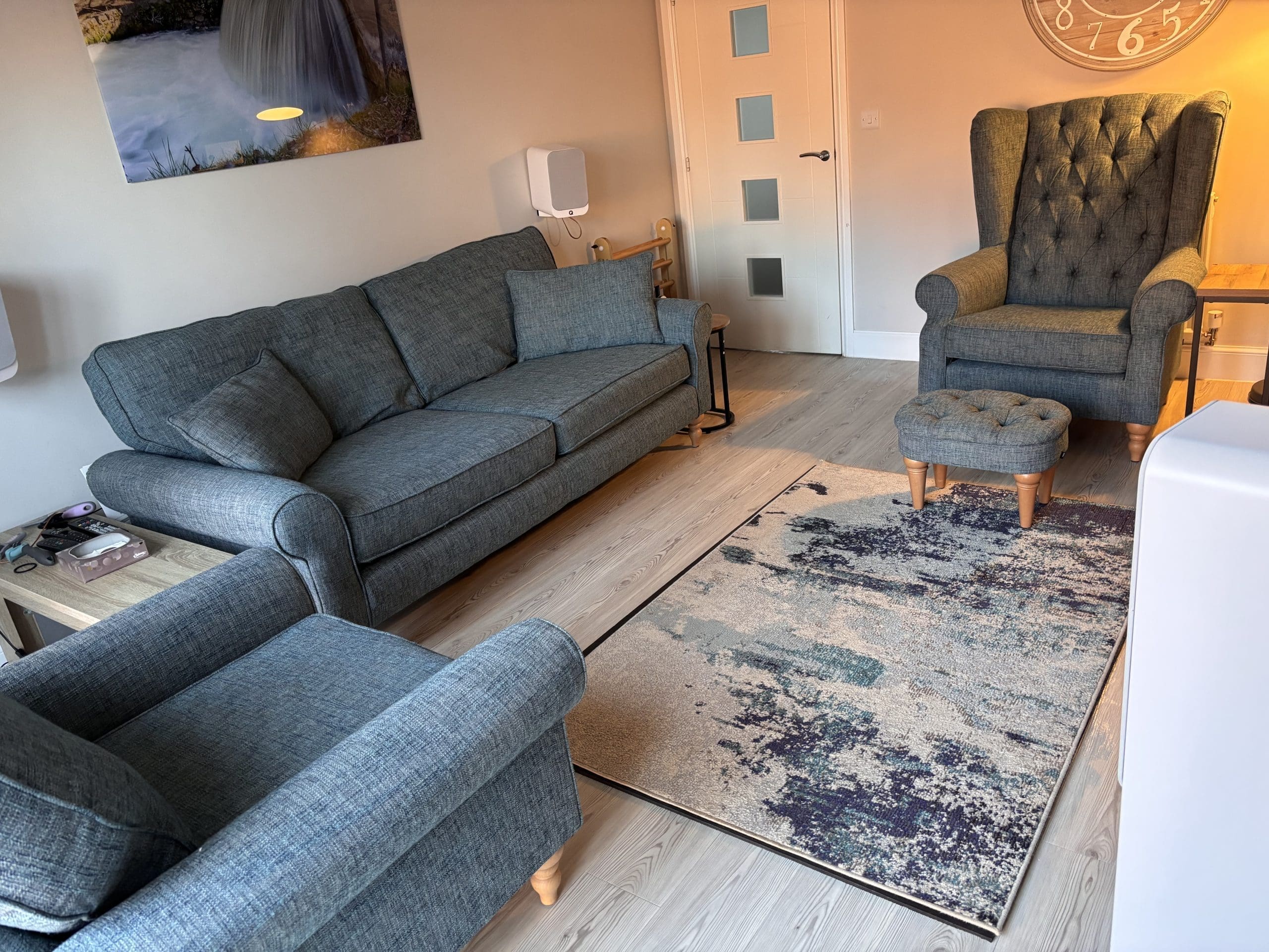 Next Mallory sofa 2 chairs set including grande Sherlock wingback. Sofalistic The Sofa Marketplace buy and sell preloved sofas nationwide